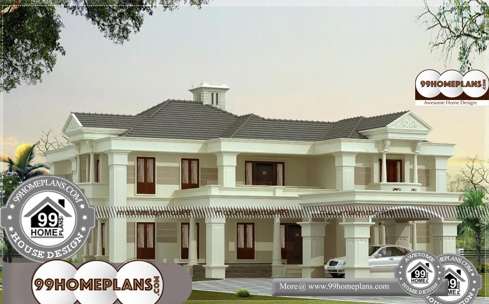 Simple Bungalow House Designs - 2 Story 3900 sqft-Home