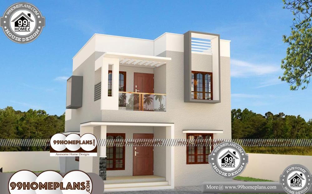 Simple Home Plans - 2 Story 1314 sqft-Home
