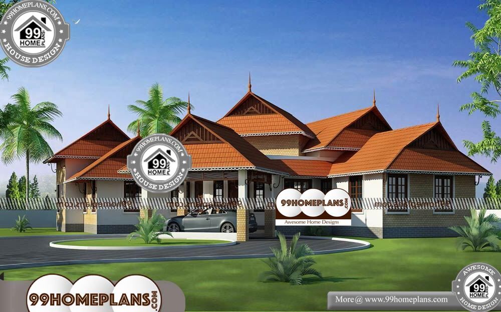 Single Storey Nalukettu House Plans - Single Story 2358 sqft-Home