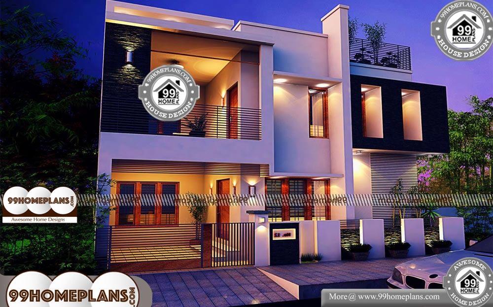 Small Block House Designs - 2 Story 1633 sqft-Home