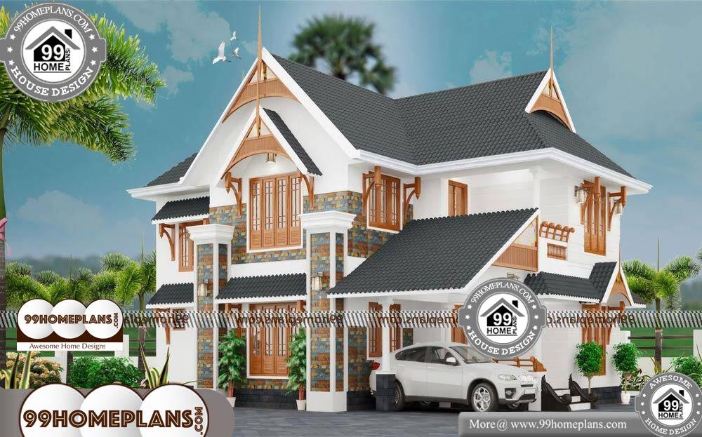 Small Cottage Plans - 2 Story 2900 sqft-Home