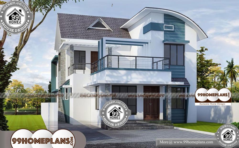 Small House Plans - 2 Story 2100 sqft-Home