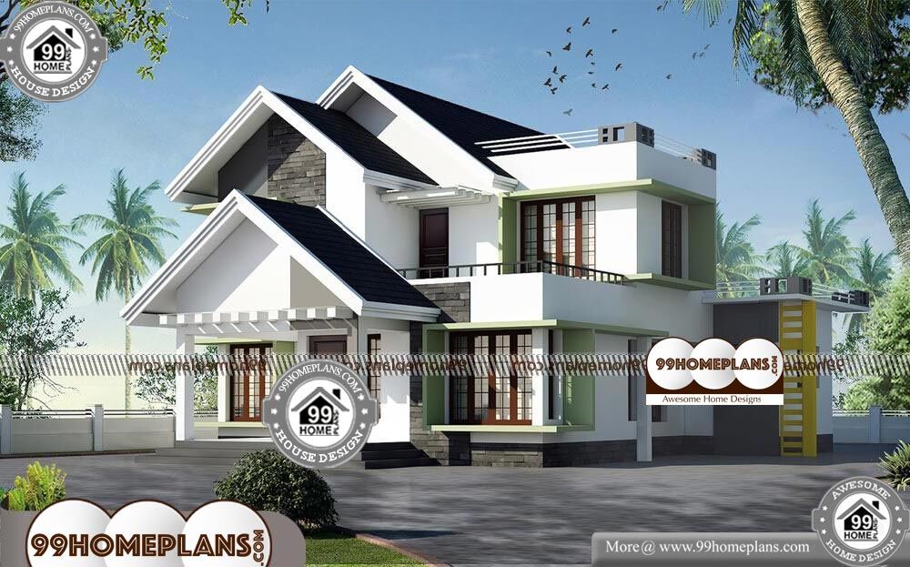 Small House Plans with Pictures - 2 Story 2303 sqft-Home