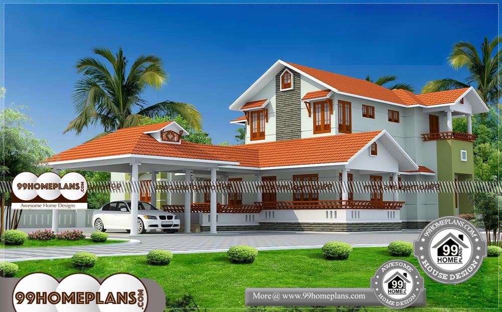 Small Inexpensive House Plans - 2 Story 2900 sqft-Home by