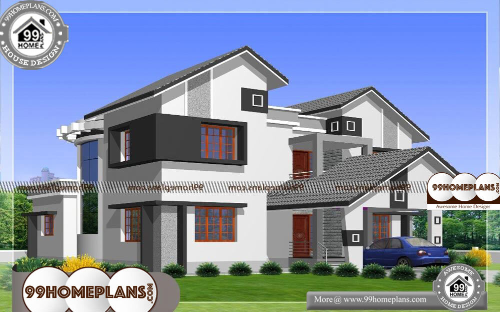 Small Modern House Plans - 2 Story 2912 sqft-Home