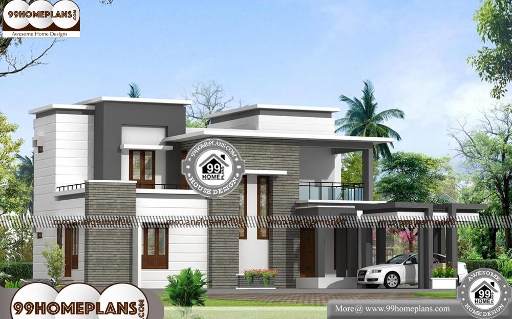 Small Narrow House Designs - 2 Story 2000 sqft-Home