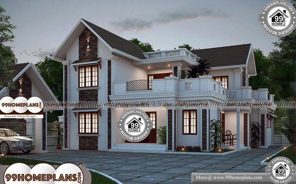 Wide Lot House Plans - 2 Story 2758 sqft-Home