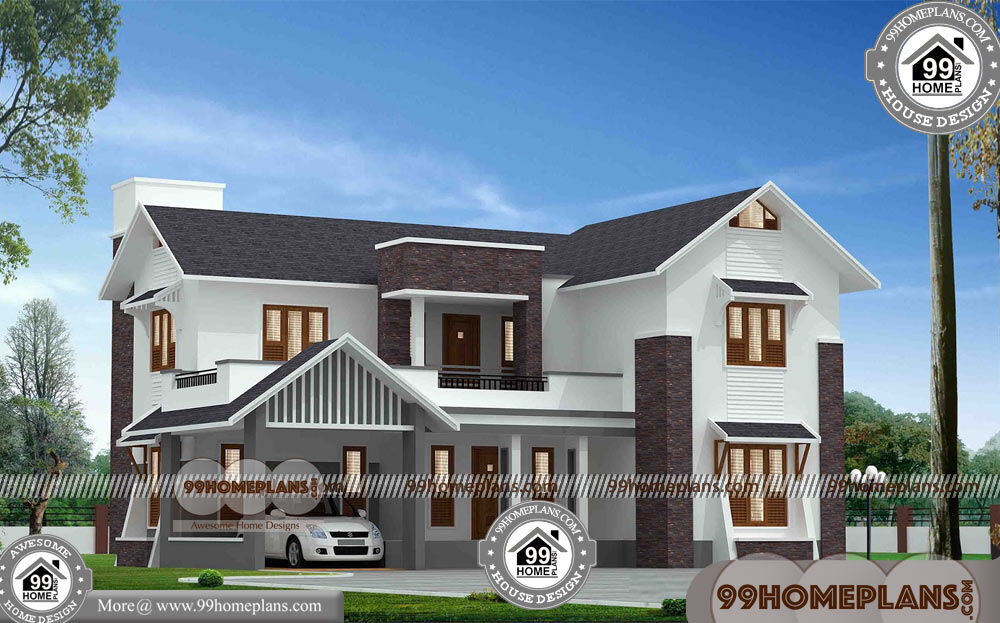 Modern 4 Bedroom House Plan With