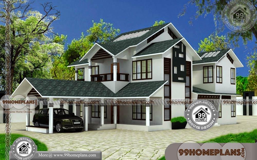 Affordable Ranch House Plans 80+ Double Storey Homes & Veedu Plans