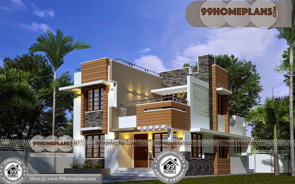 Beautiful Indian Homes | 100+ Modern Double Story House Plans, Ideas