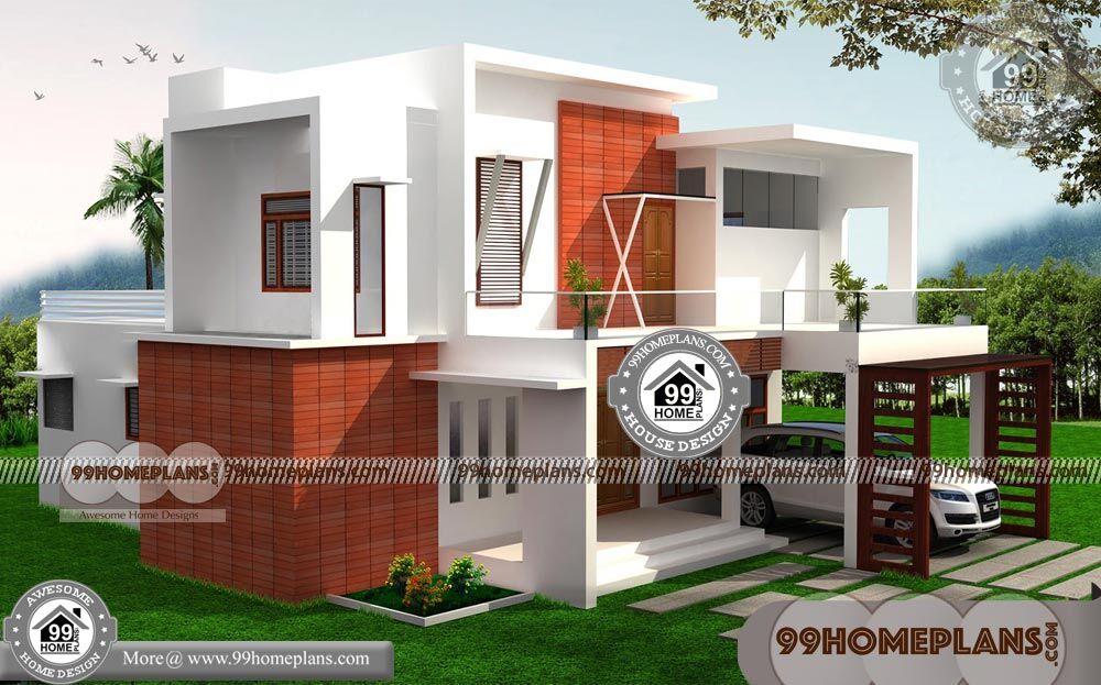 Best Front Elevation of House in India 70+ Two Floor House Design Plans