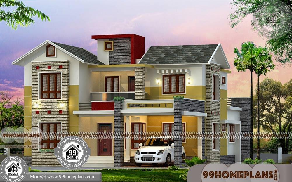 Budget Home  Plans  In Kerala  Style 3D House  Elevation  