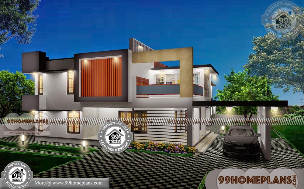Bungalow Exterior Design 90+ Two Storey Residential House Plans Free