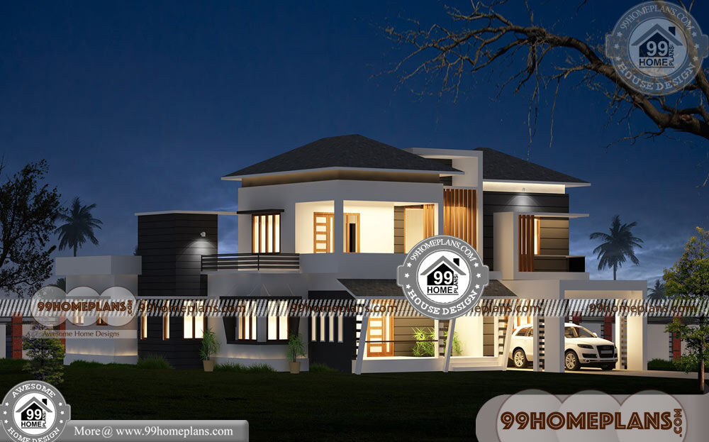 Duplex House Front Elevation 70+ Double Storey House Floor Plans