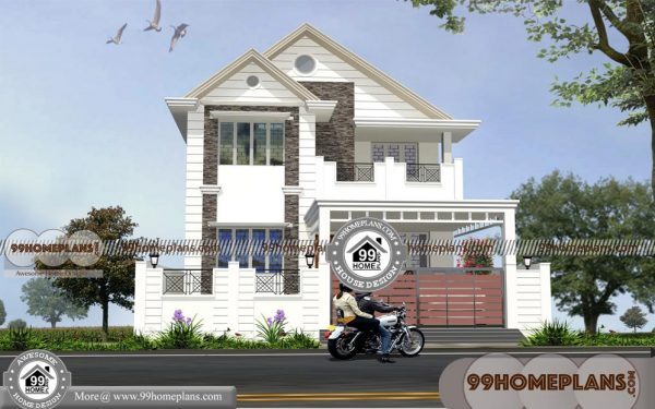 Efficient House Plans | 50+ 2 Storey Narrow Lot Homes with 3D Elevations