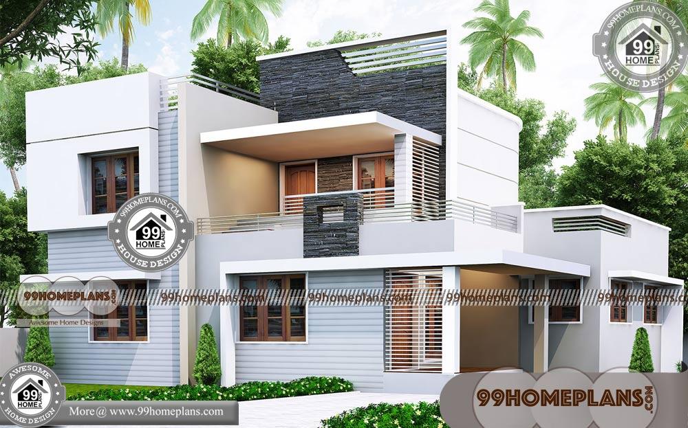 Exterior Elevation House Design | 60+ Modern Two Story Homes Plans