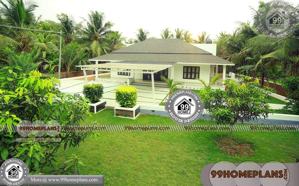 Four Bedroom House Plans One Story 50+ Kerala Style Traditional Houses