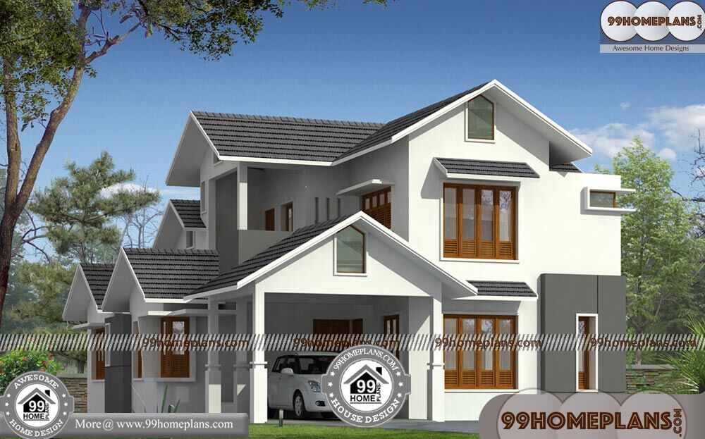 French House Design & 90+ Double Floor House Elevation Photos Online