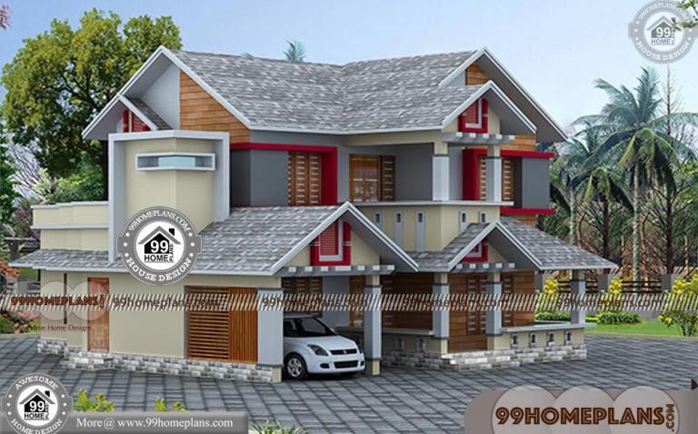 Front Design Of House Double Storey with 3D Front Elevation Design Plan