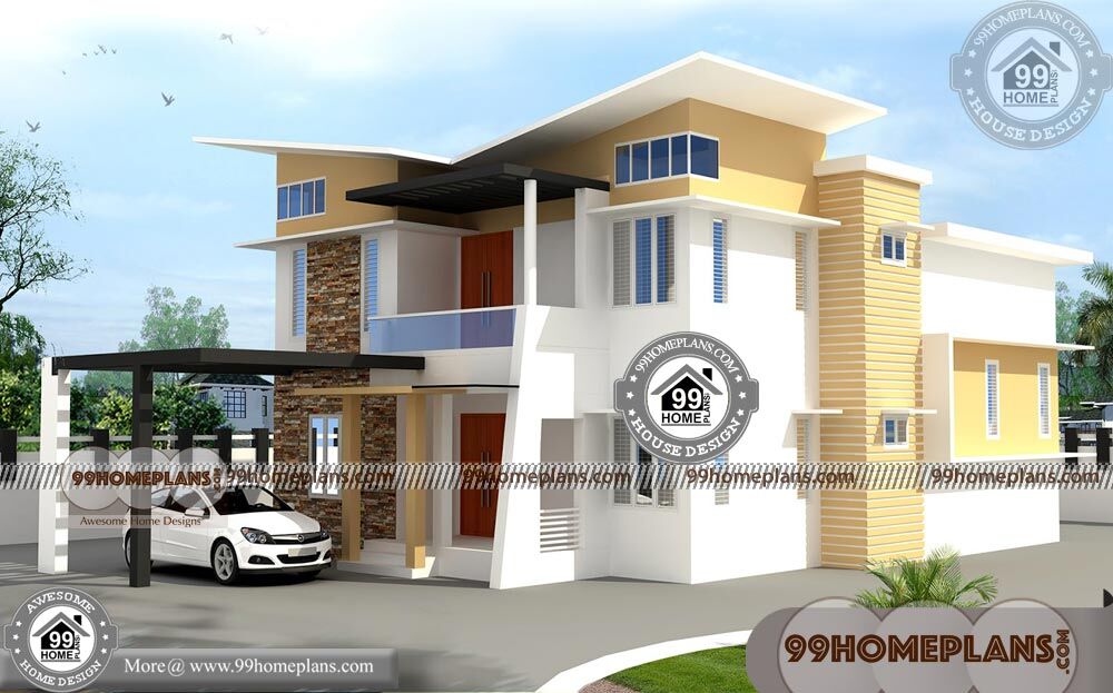 Front Elevation Designs in India 50+ Two Storey Villa Design Collections