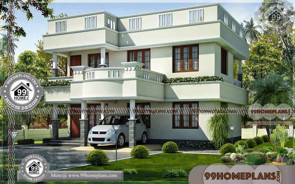 Front Elevation in Indian Homes 60+ Double Storey House Elevation Plans