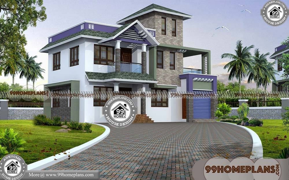 Home Plans with Photos | 75+ Small Two Storey Homes Collections Free