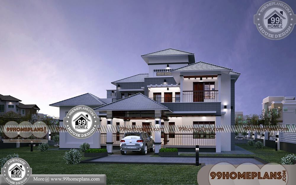House Front Elevation Images & Double Story House Front Design Photos