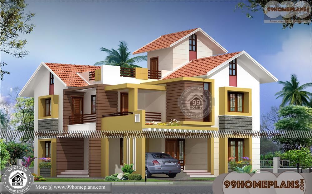 Indian Home Design Gallery 75+ 3D Double Storey House Plans Online