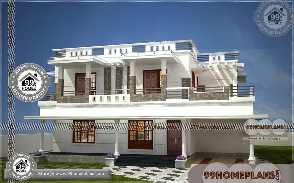 Indian Home Design Photos Elevation 60+ House Plans Double Storey