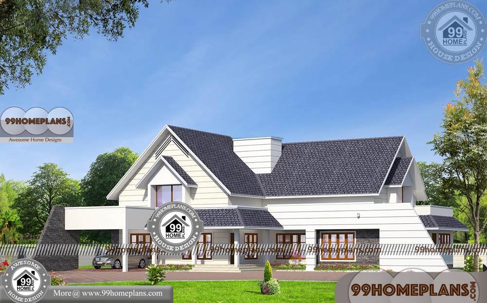 Latest Kerala Style Home Designs 90+ Modern House Two Storey Plans