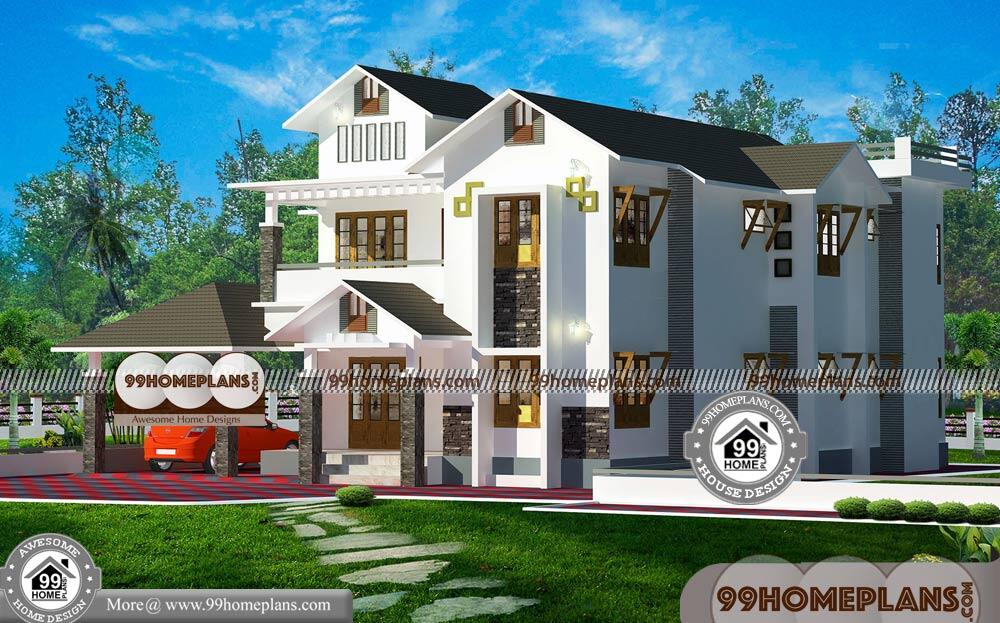 Less Cost House Designs & 90+ Two Storey Small House Design Plans