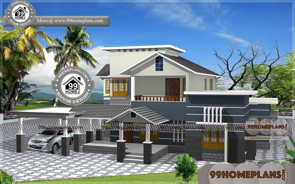 Low Cost Small House & 75+ Beautiful Double Story Houses & Homes