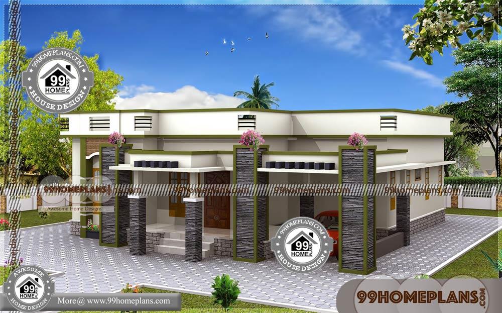 Low Cost Veedu Design 100+ Contemporary Single Storey House Designs