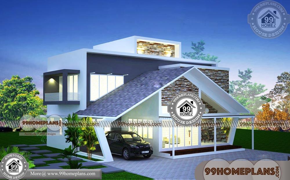 Modern Concrete Home Plans | 50+ New Two Story House Plans & Ideas