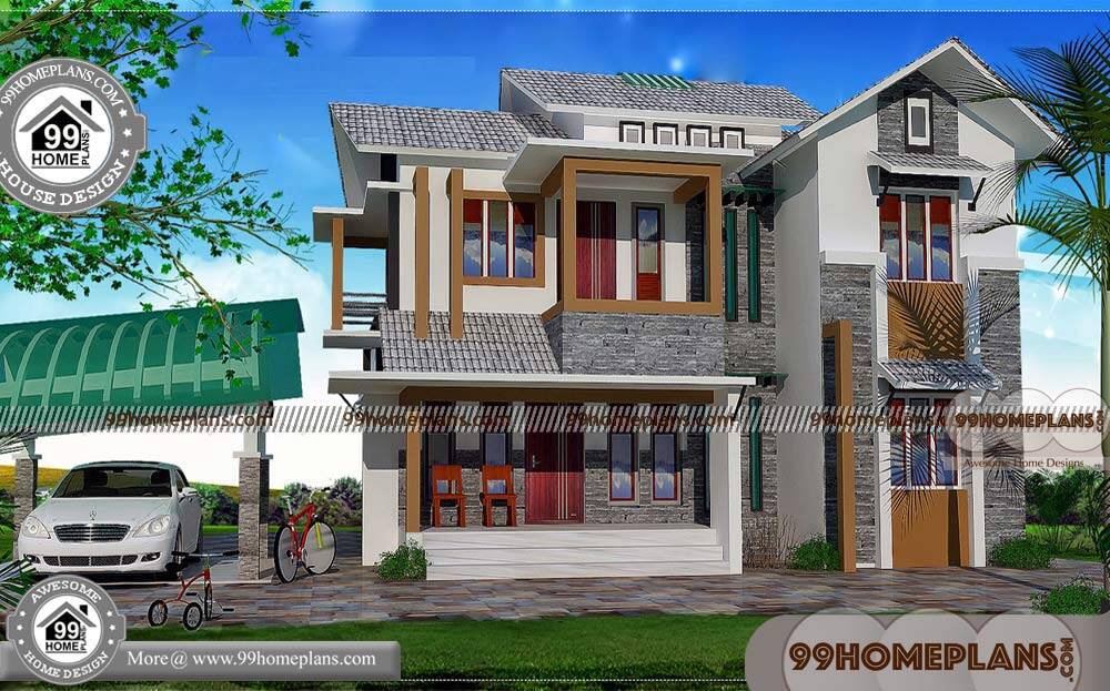 Modern Design House Plans & 100+ House Two Storey Design Ideas