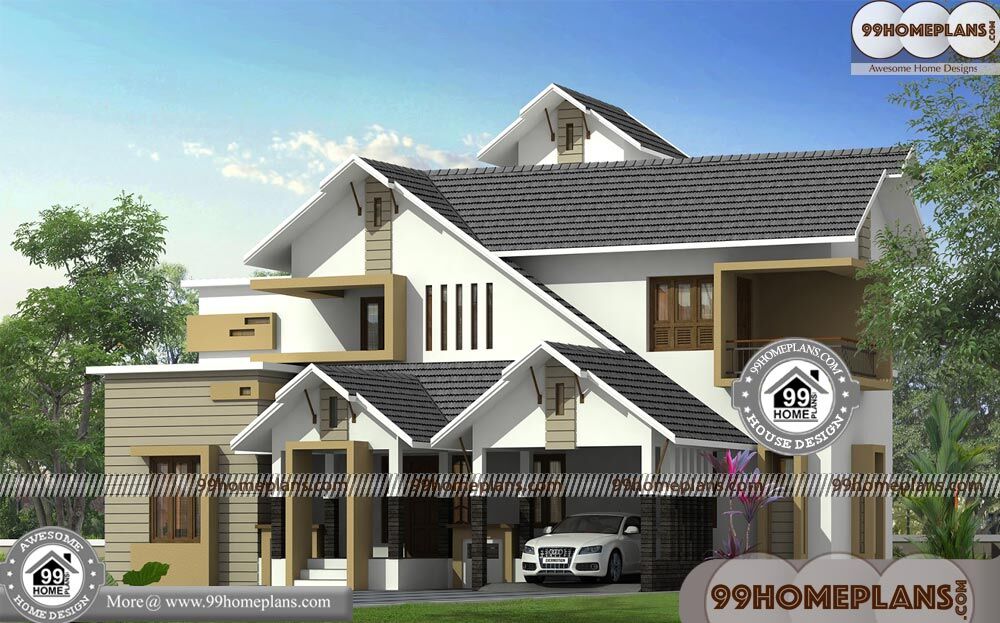 Modern House Roof Design Plans 90+ Luxury Double Storey Homes