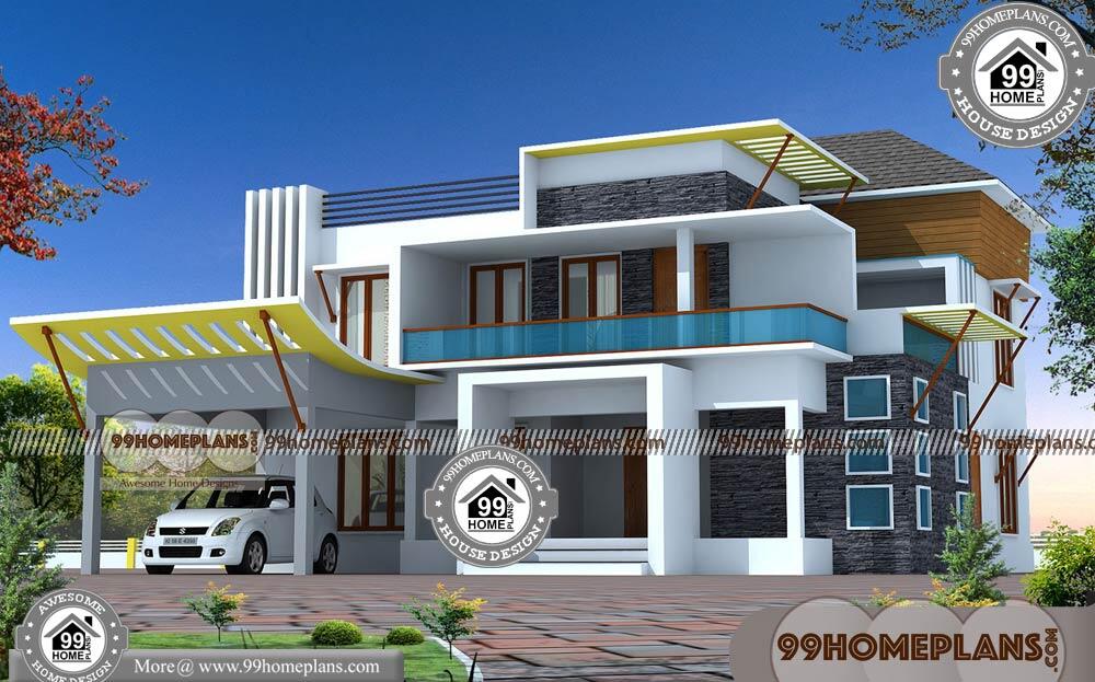 New Home Designs in India & Best Two Story House Plans Online Designs