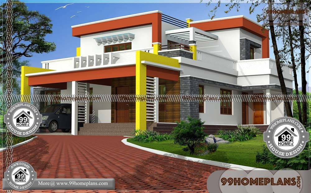 Open Floor Plans for Small Homes | 100+ Two Storey Small House Plans