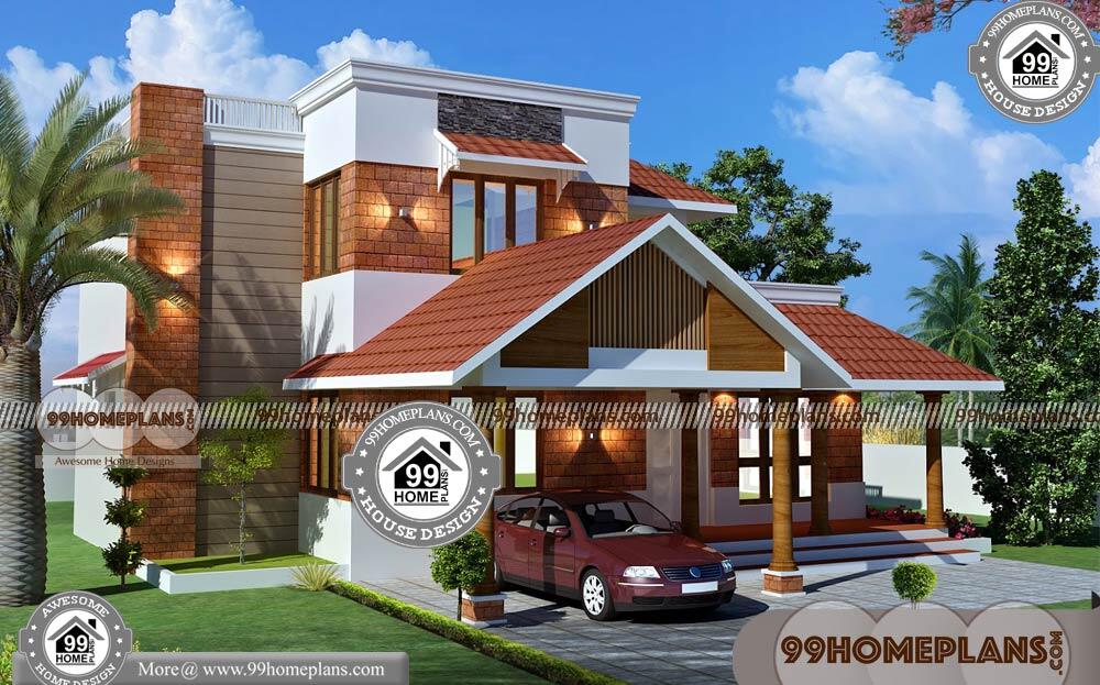 Residence Elevation Design with Two Storey Home Designs Collections