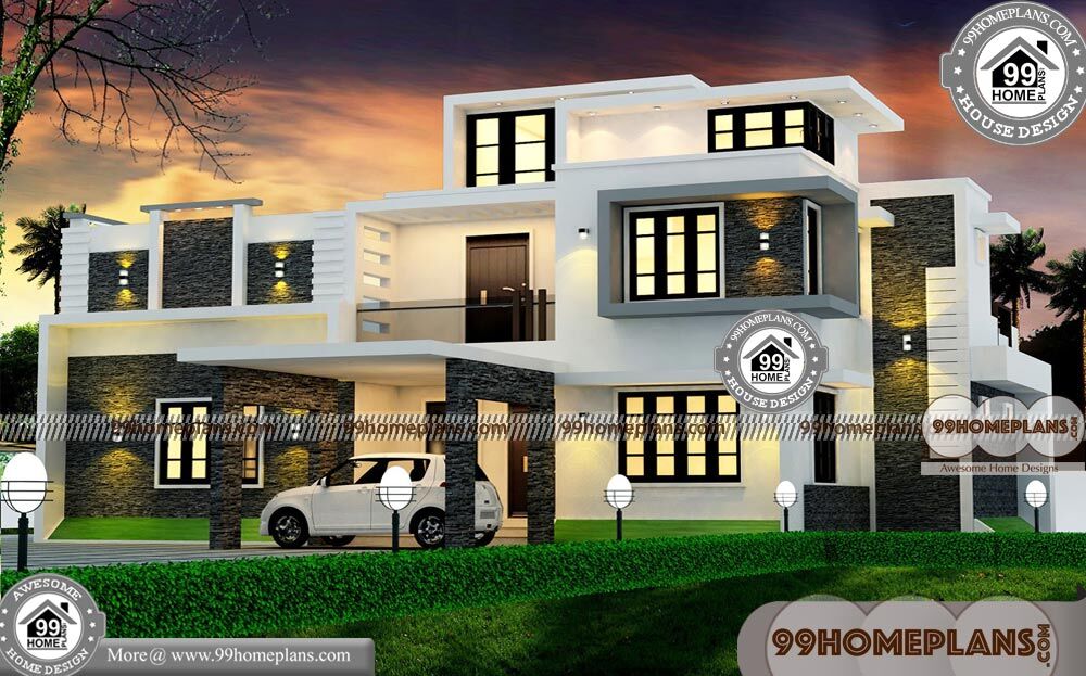 Simple Bungalow House 75+ Double Floor Home Design Plans Collections