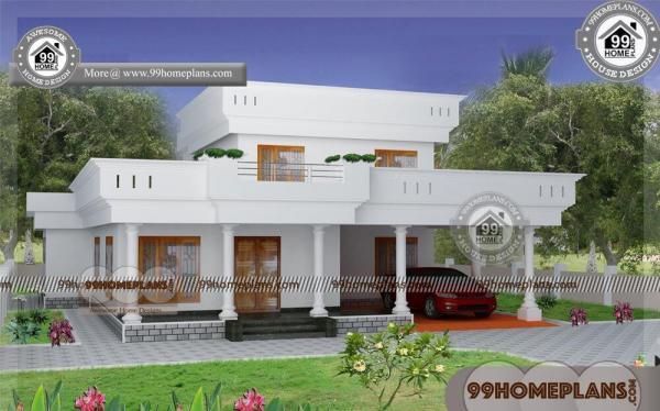 Simple Three Bedroom House Plan 50 Modern Two Story Home Plans