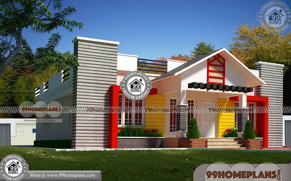 Single Floor Elevation with Less Cost House Designs 100+ New Plans