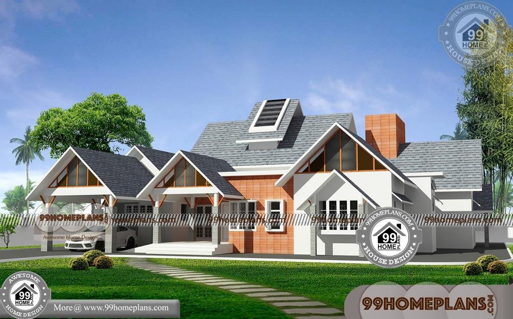 Single Story Architectural Designs & 200+ Kerala Traditional Homes