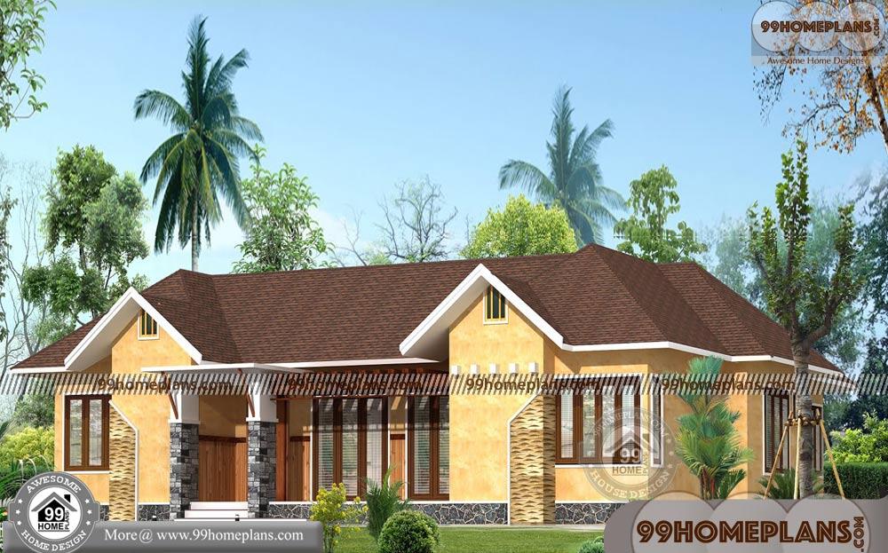 Single Story Home Plans | 90+ Traditional House Designs In Kerala Style
