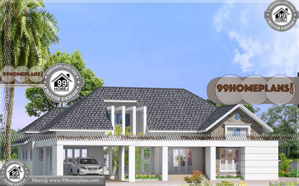 Single Story House Designs and Floor Plans | 90+ Traditional House Plans