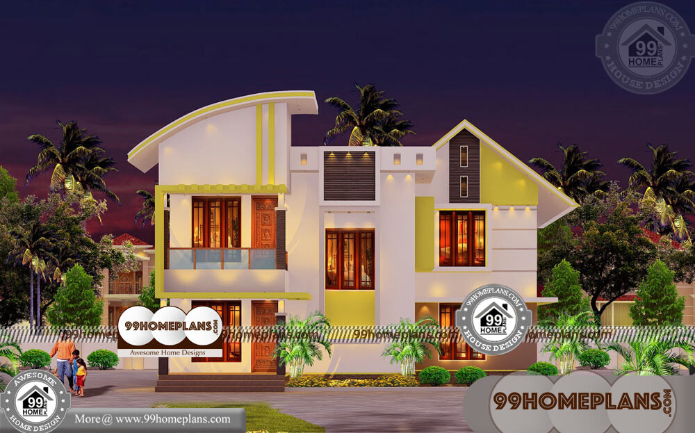 Small 3 Bedroom House Plans 90+ Double Floor House Design Ideas