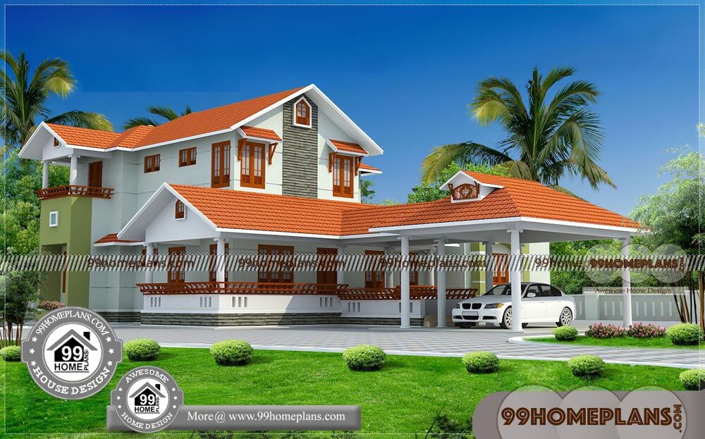 Indian Small House Designs | 90+ Small Two Story House Design Plans