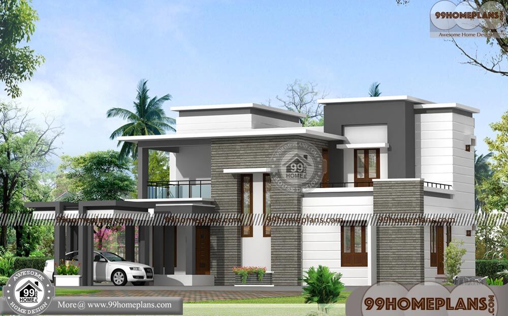 Small Narrow House Designs & 90+ 2 Story Simple House Plans Online