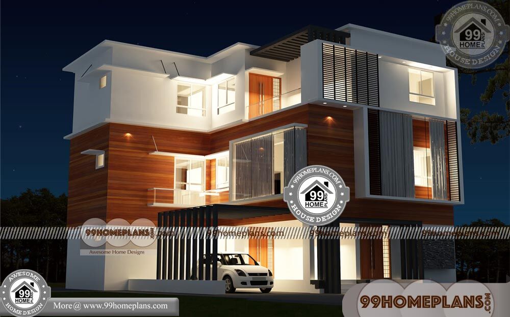 Three Story House Plans Narrow Lot 80+ 3 Storey Villa Designs Online