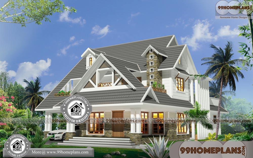 Two Story House Floor Plan Design 90+ Kerala Style House Photos Free